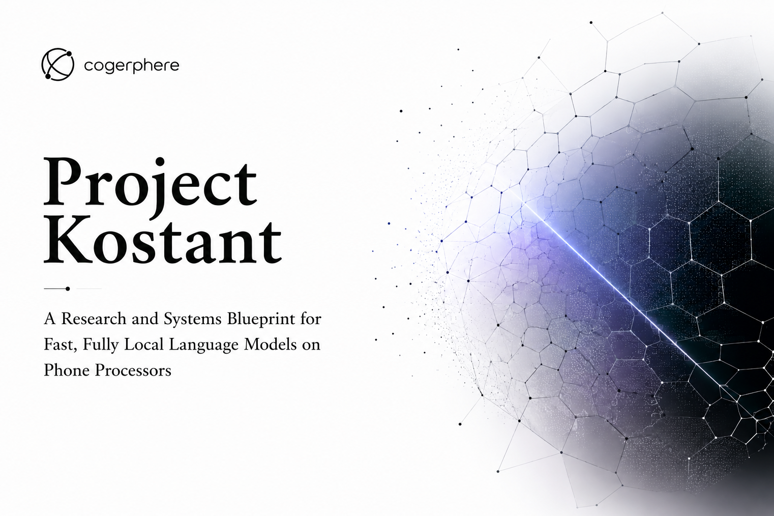 Project Kostant — A Research and Systems Blueprint for Fast, Fully Local Language Models on Phone Processors